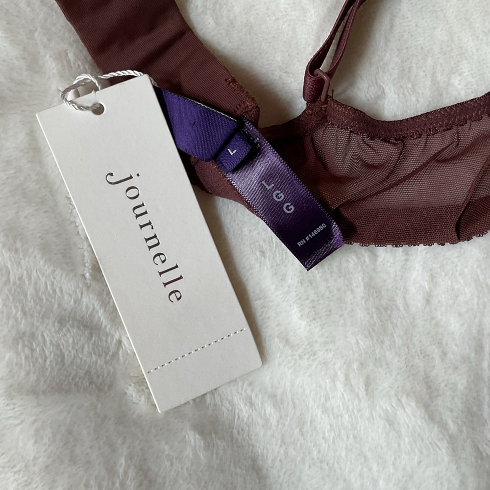 Journelle Romy Scoop Bralette, Large, New With Tags - Picture 7 of 9